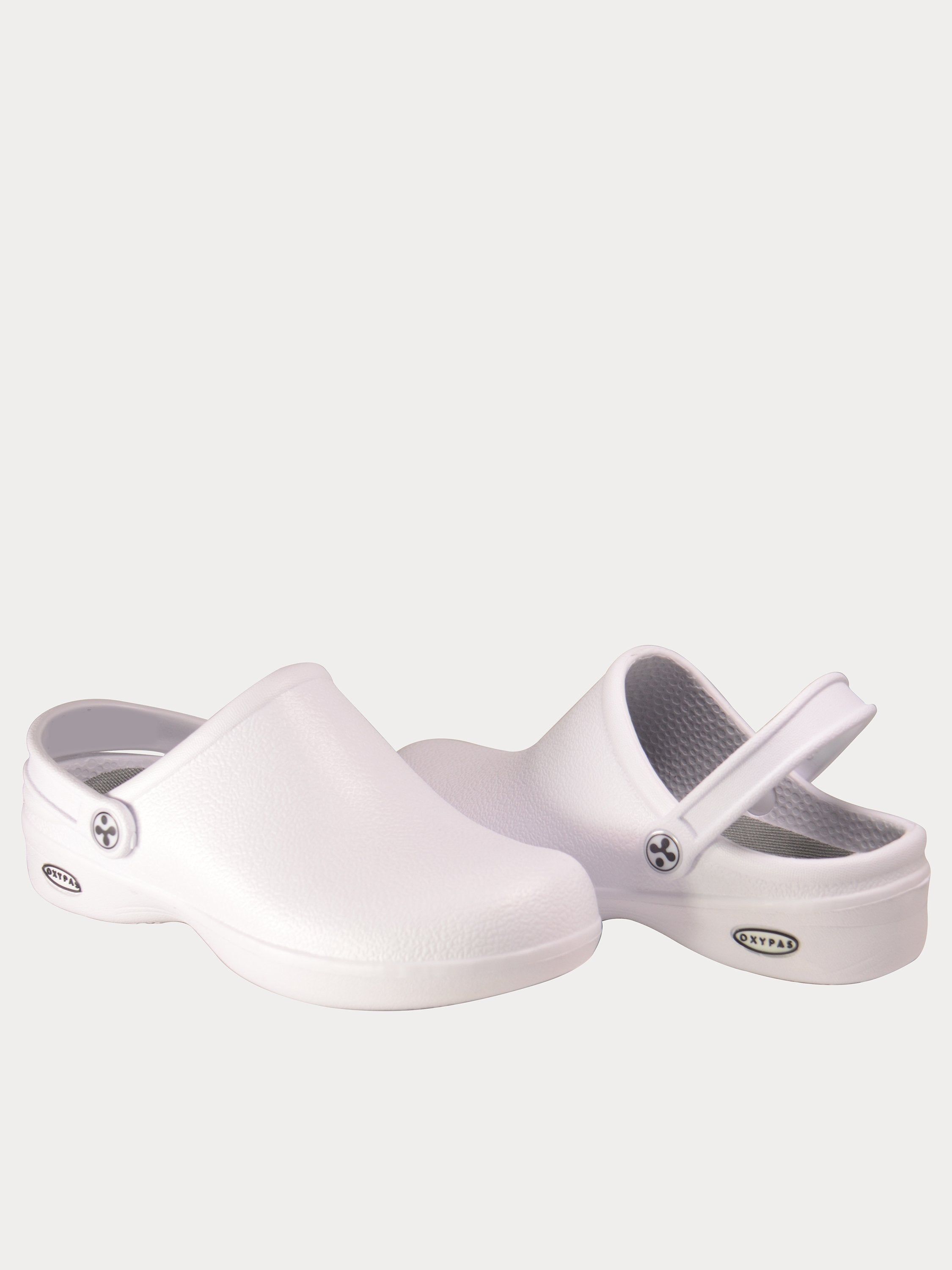 Oxypas Men's Bestlight 1 Safety Mule Shoes #color_White