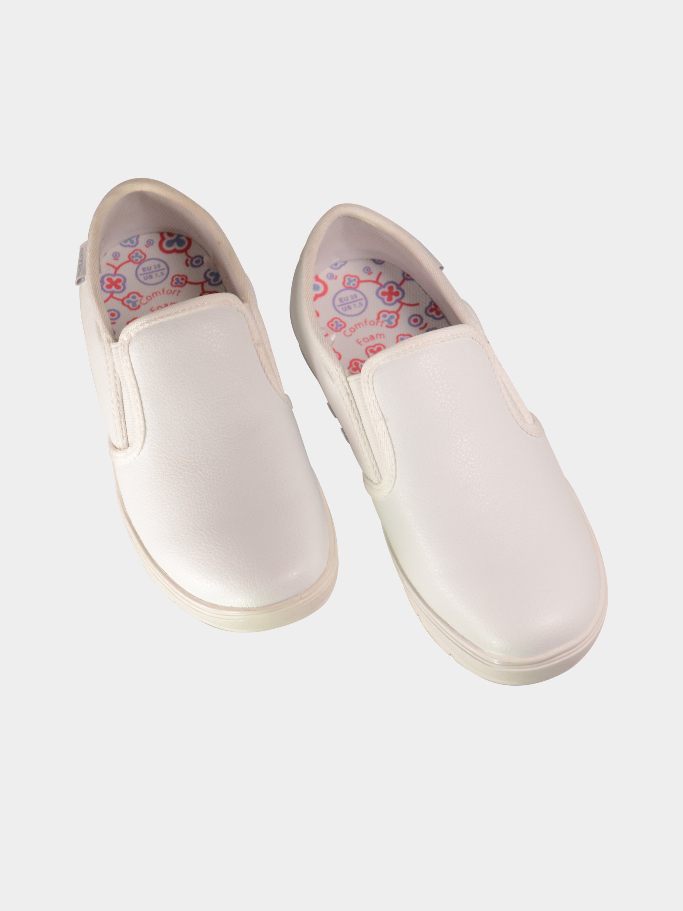 Oxypas Women White Safety Shoes #color_White