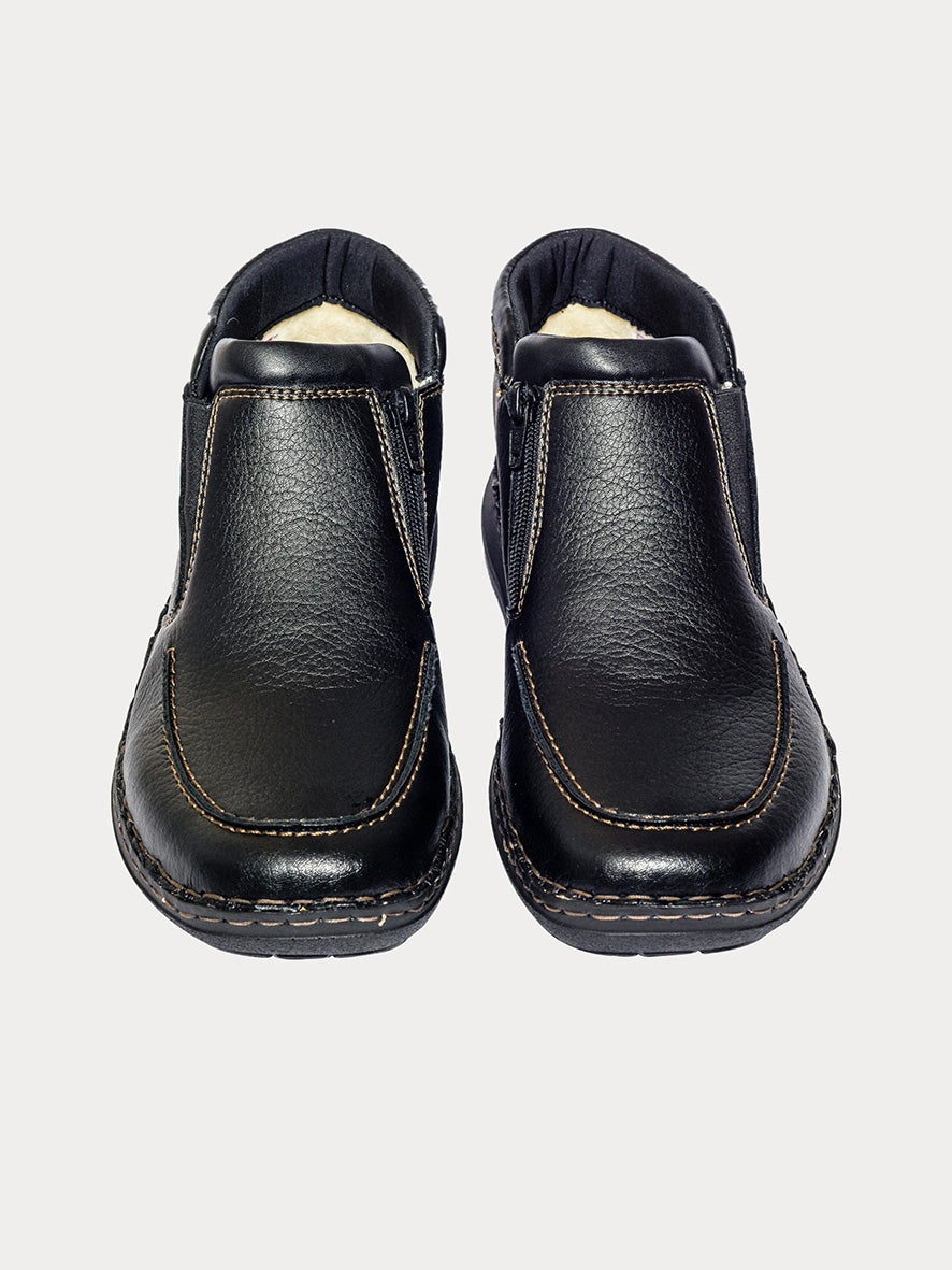 Rieker 03071 Men's Ankle Boots #color_Black