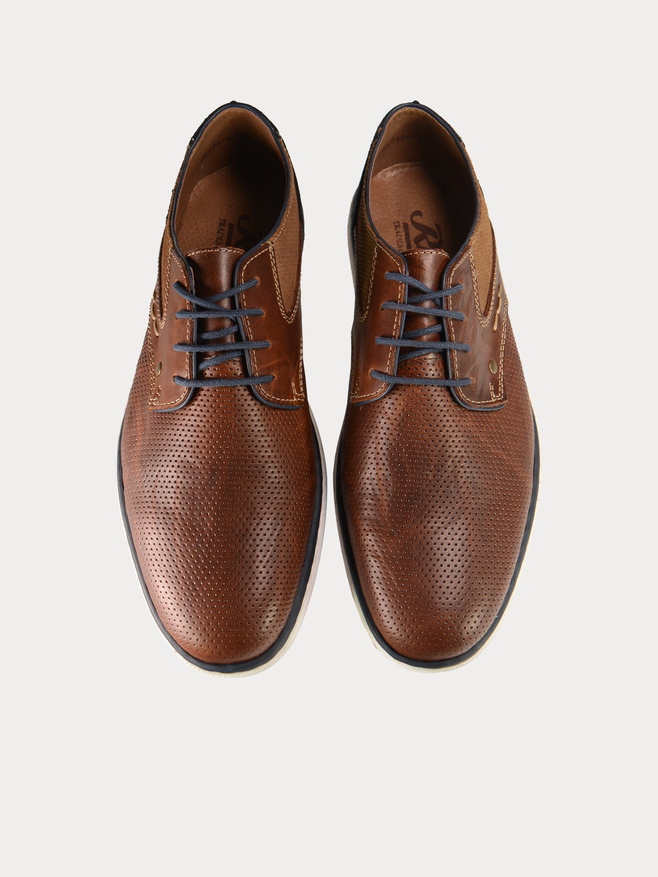 Rieker 17824 Men's Lace Up Shoes #color_Brown