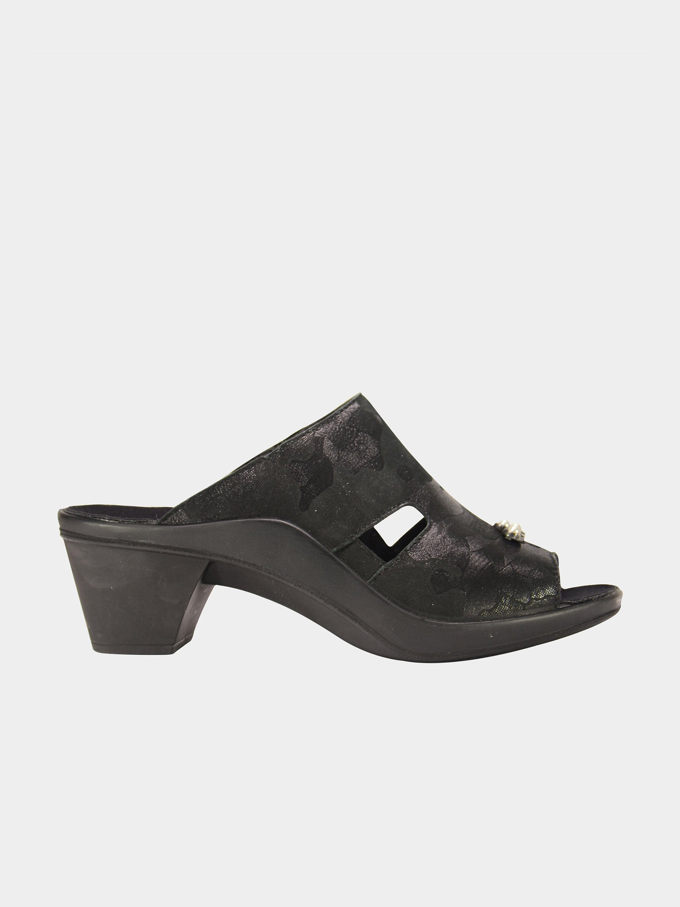 Romika 27141 Mokassetta Flat Sandals #color_Black