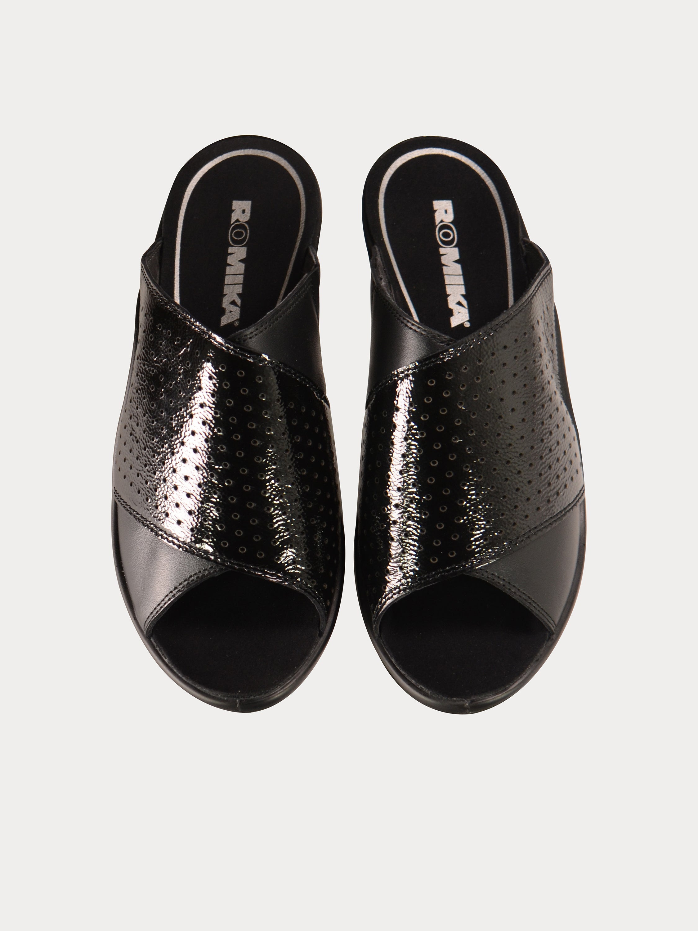 Romika 27026 Women's Mokassetta Sandals #color_Black