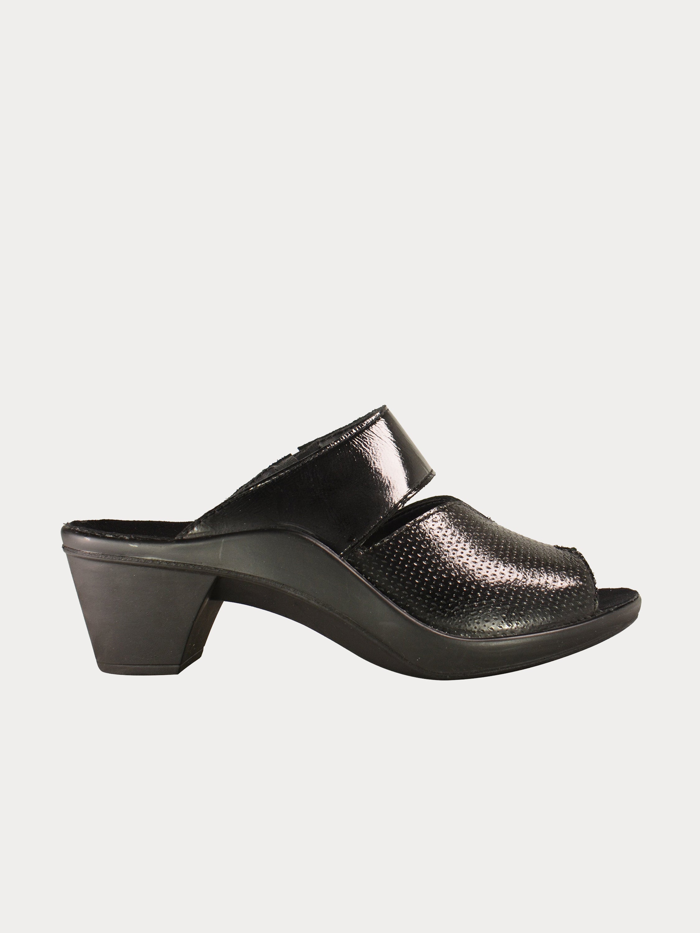 Romika 27148 Women Mokassetta Leather Sandals #color_Black