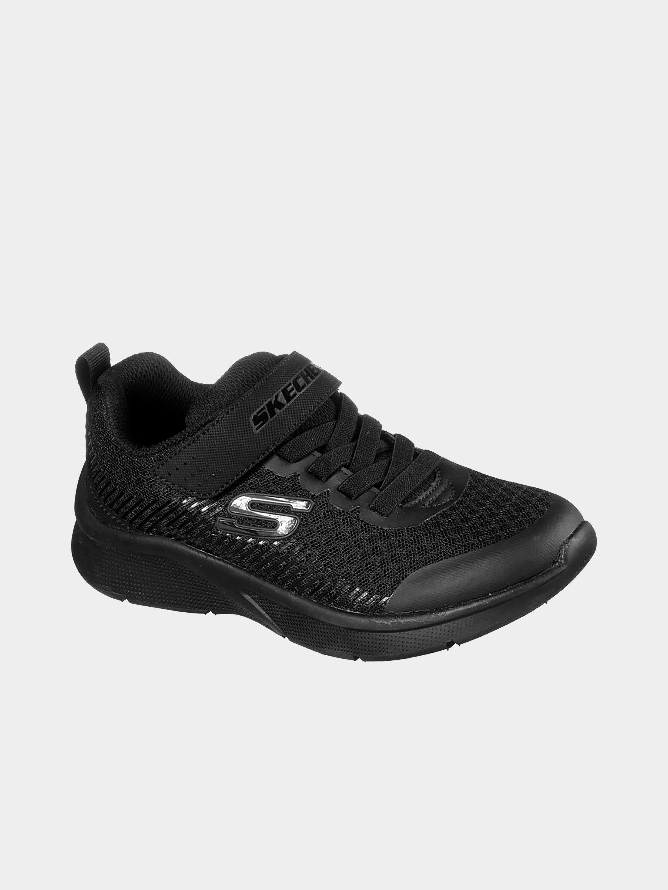 Skechers Boys Microspec - Gorza Shoes #color_Black