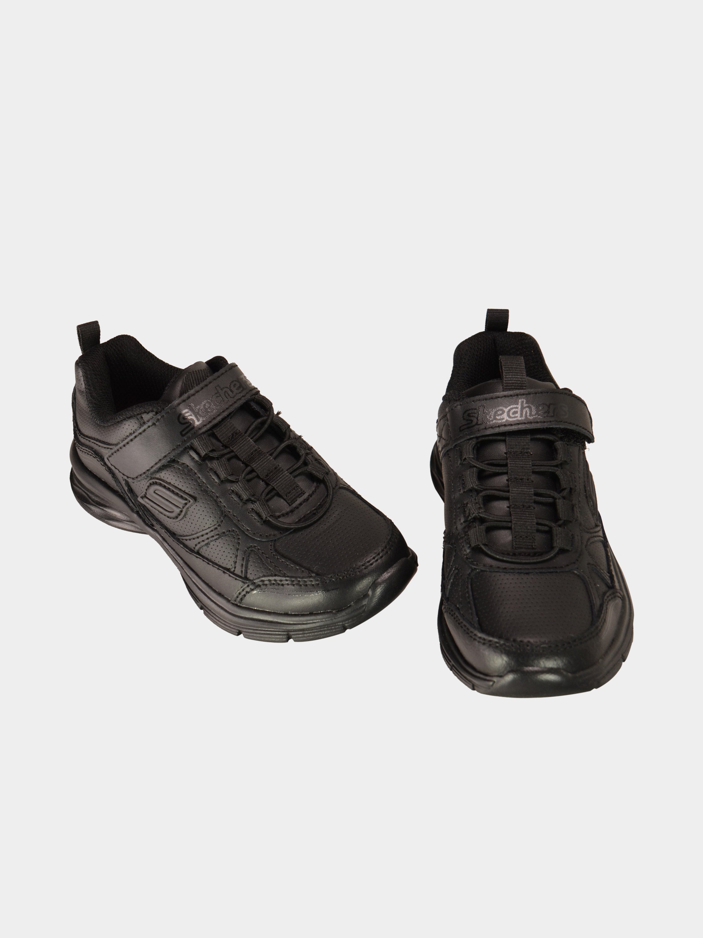 Skechers Girls Dream N' Dash Schoolyard Shoes #color_Black