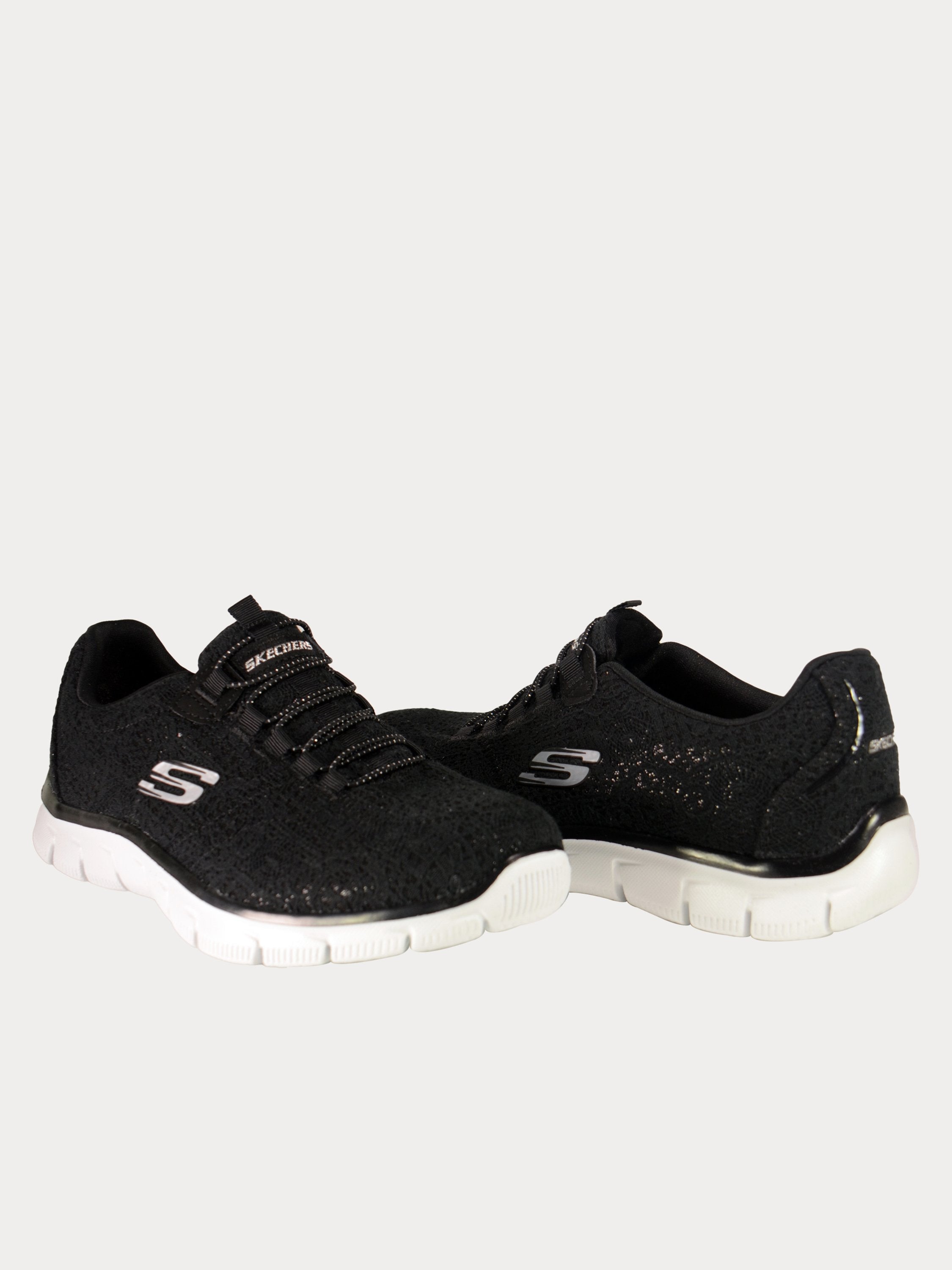 Skechers Relaxed Fit: Empire - Dream World Trainers #color_Black