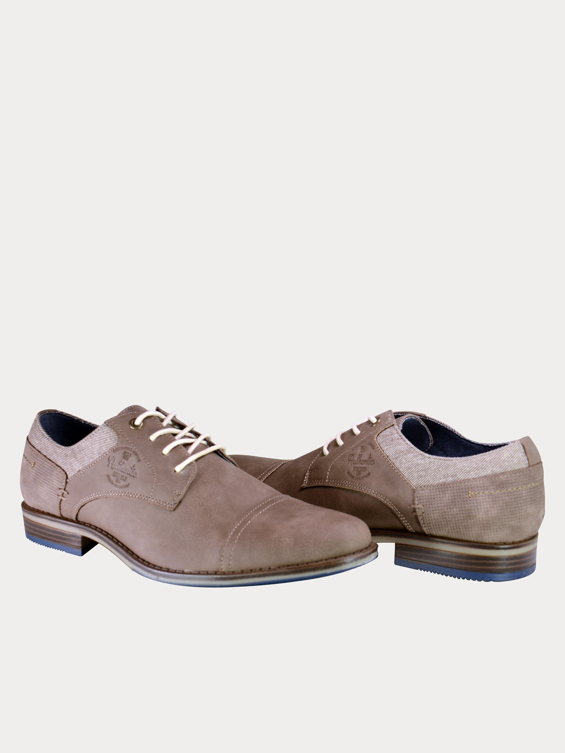 Sprox Men Lace Up Suede Shoes #color_Grey