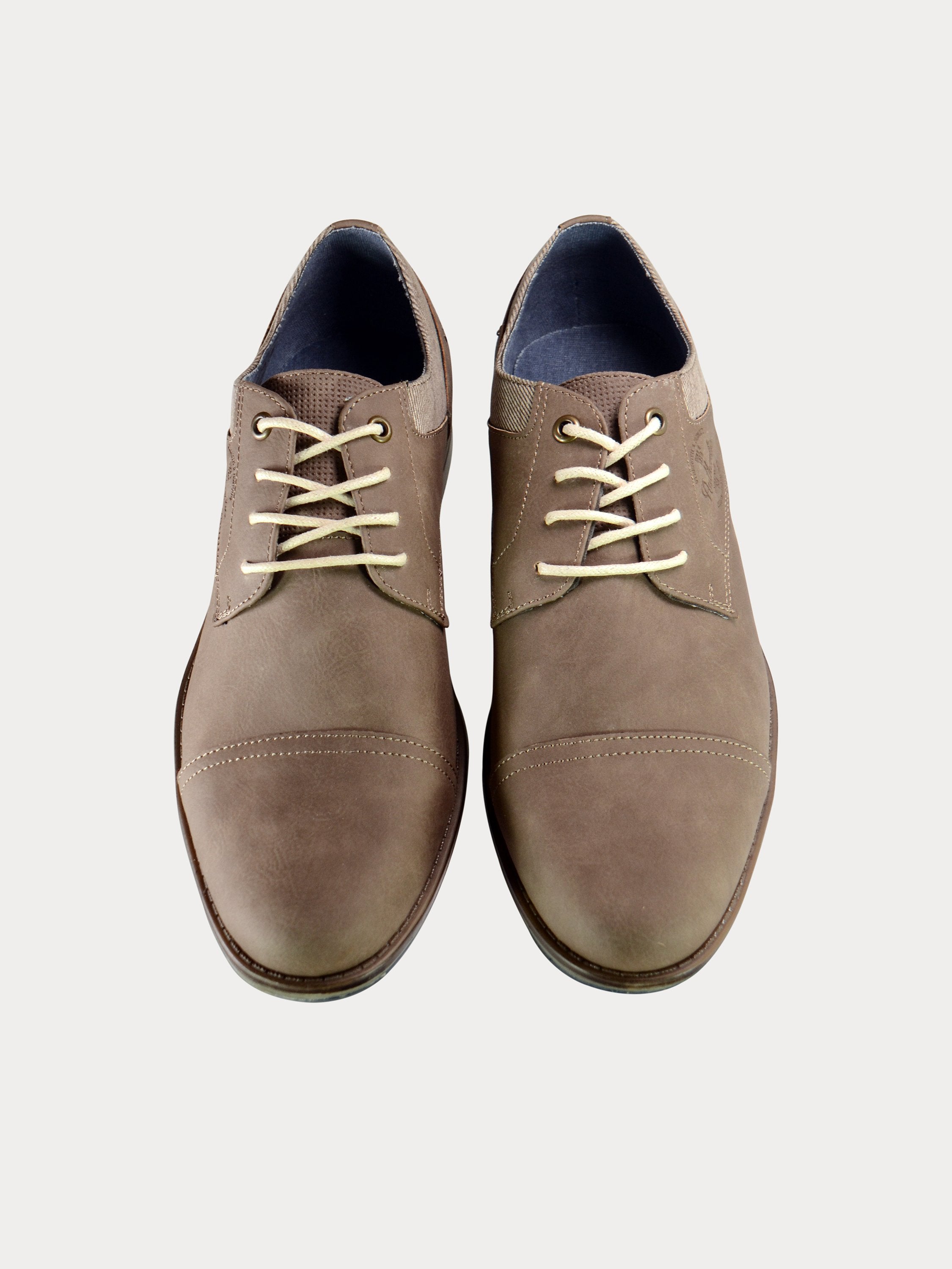 Sprox Men Lace Up Suede Shoes #color_Grey