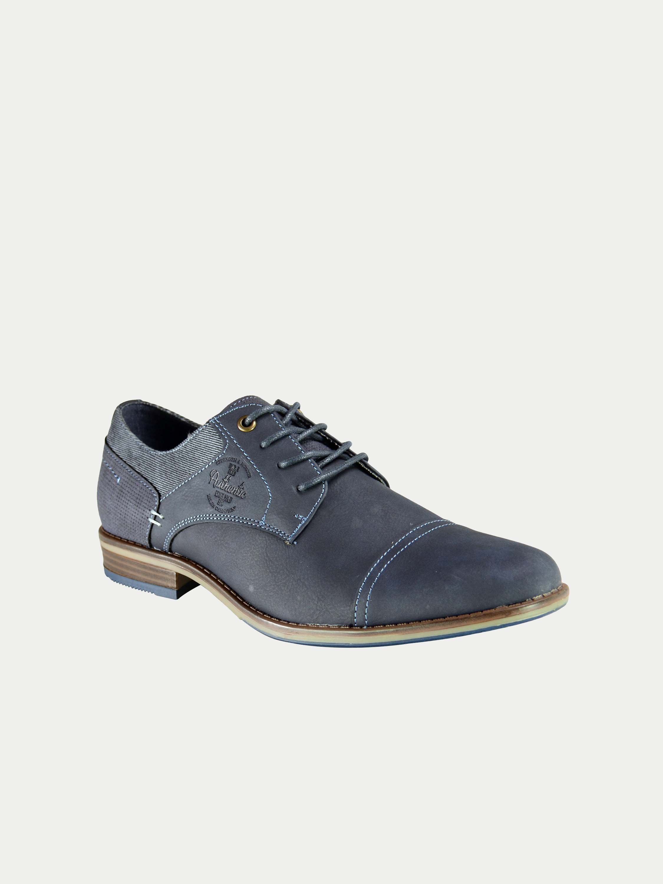 Sprox Men Lace Up Suede Shoes #color_Navy