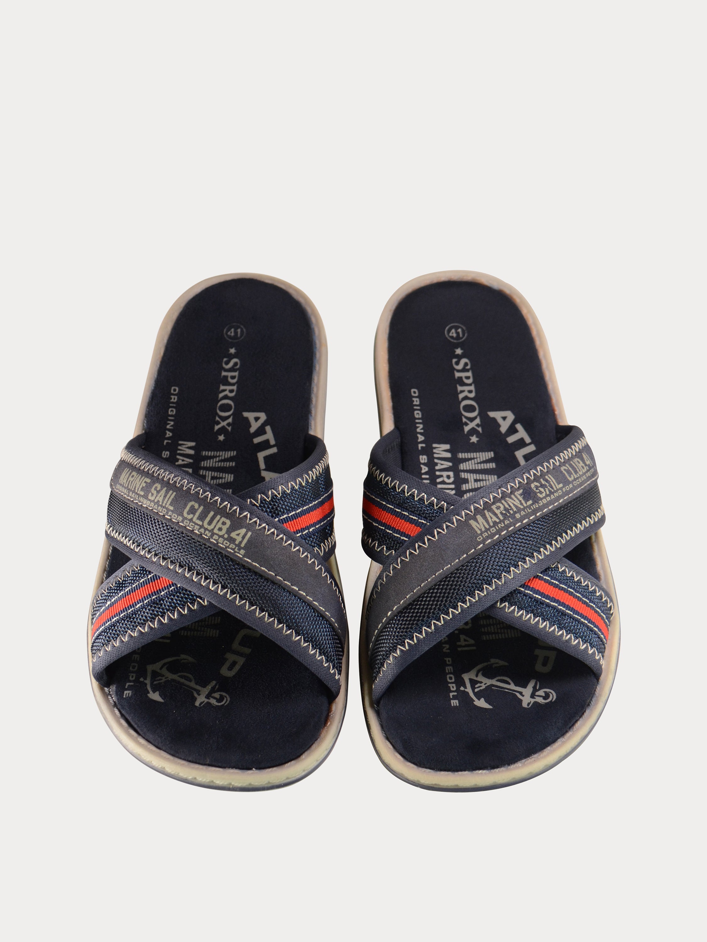 Sprox Men's 462933 Marine Slider Sandals #color_Navy
