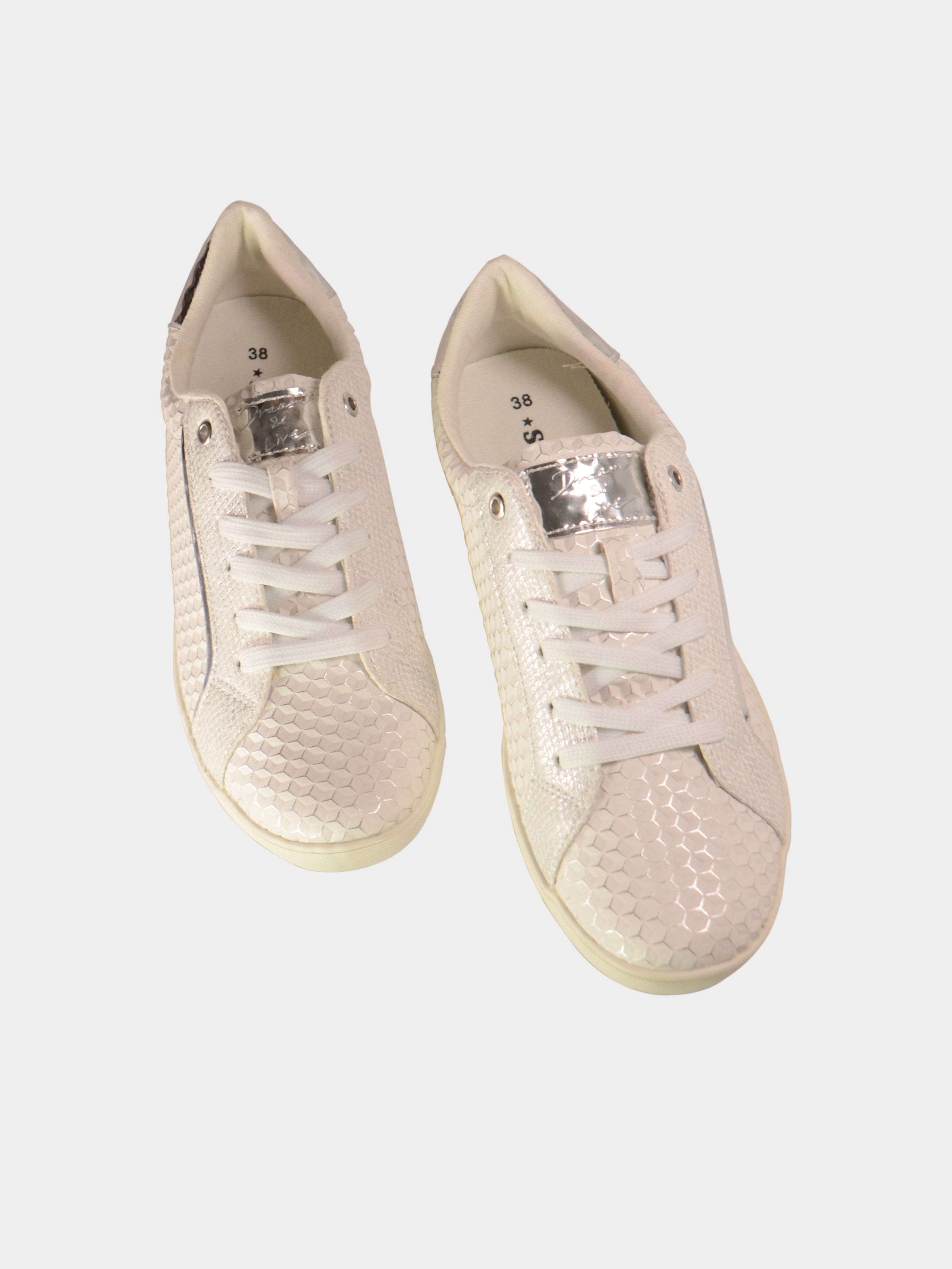 Sprox Women Lace Up Shoes #color_White
