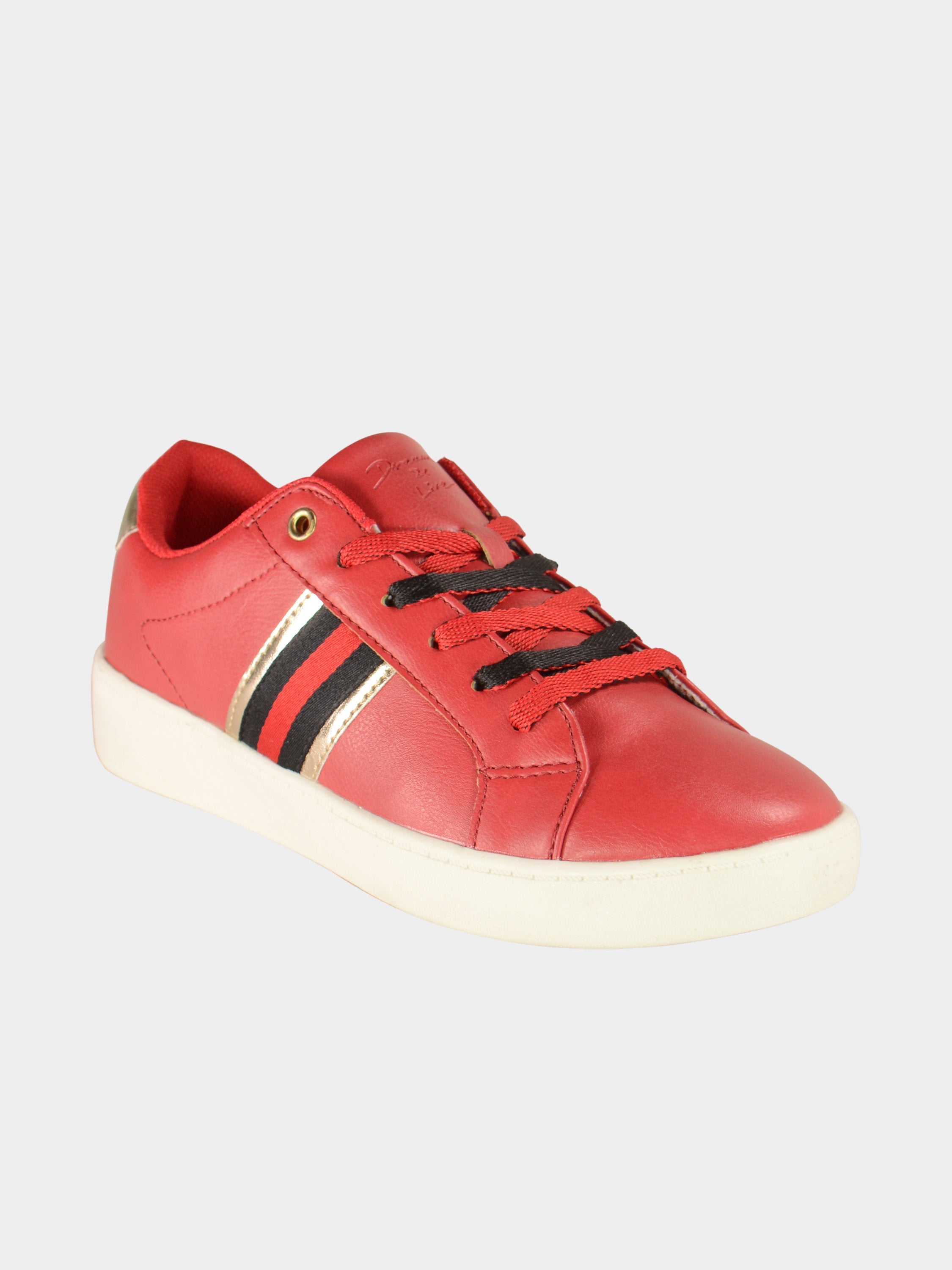 Sprox Women Lace Up Sneakers #color_Red