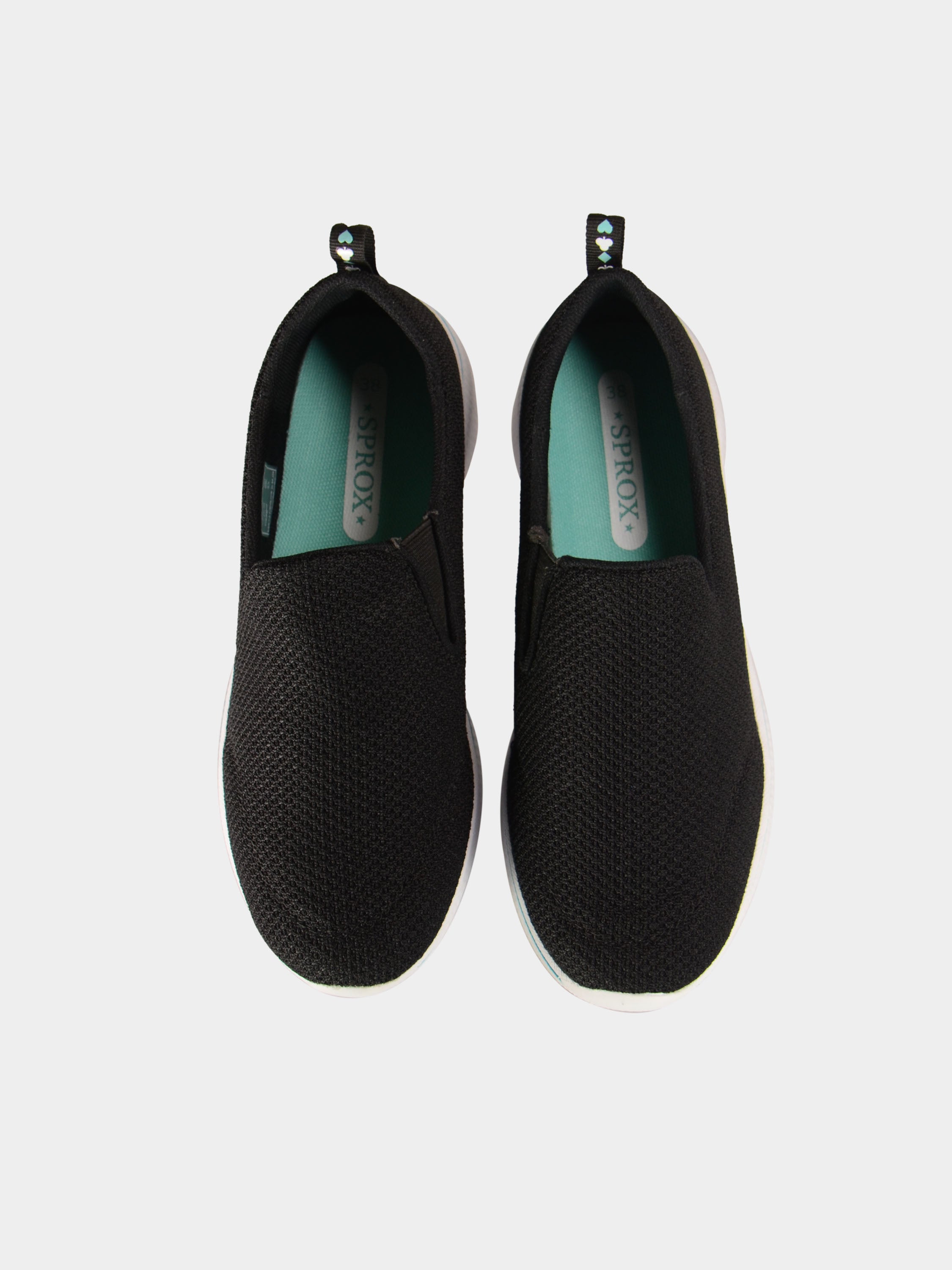 Sprox Women Slip On Shoes #color_Black