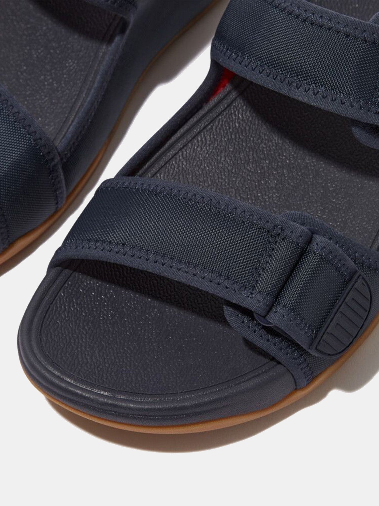 Fitflop Men's Gogh Moc Adjustable Water-Resistant Slides #color_Navy