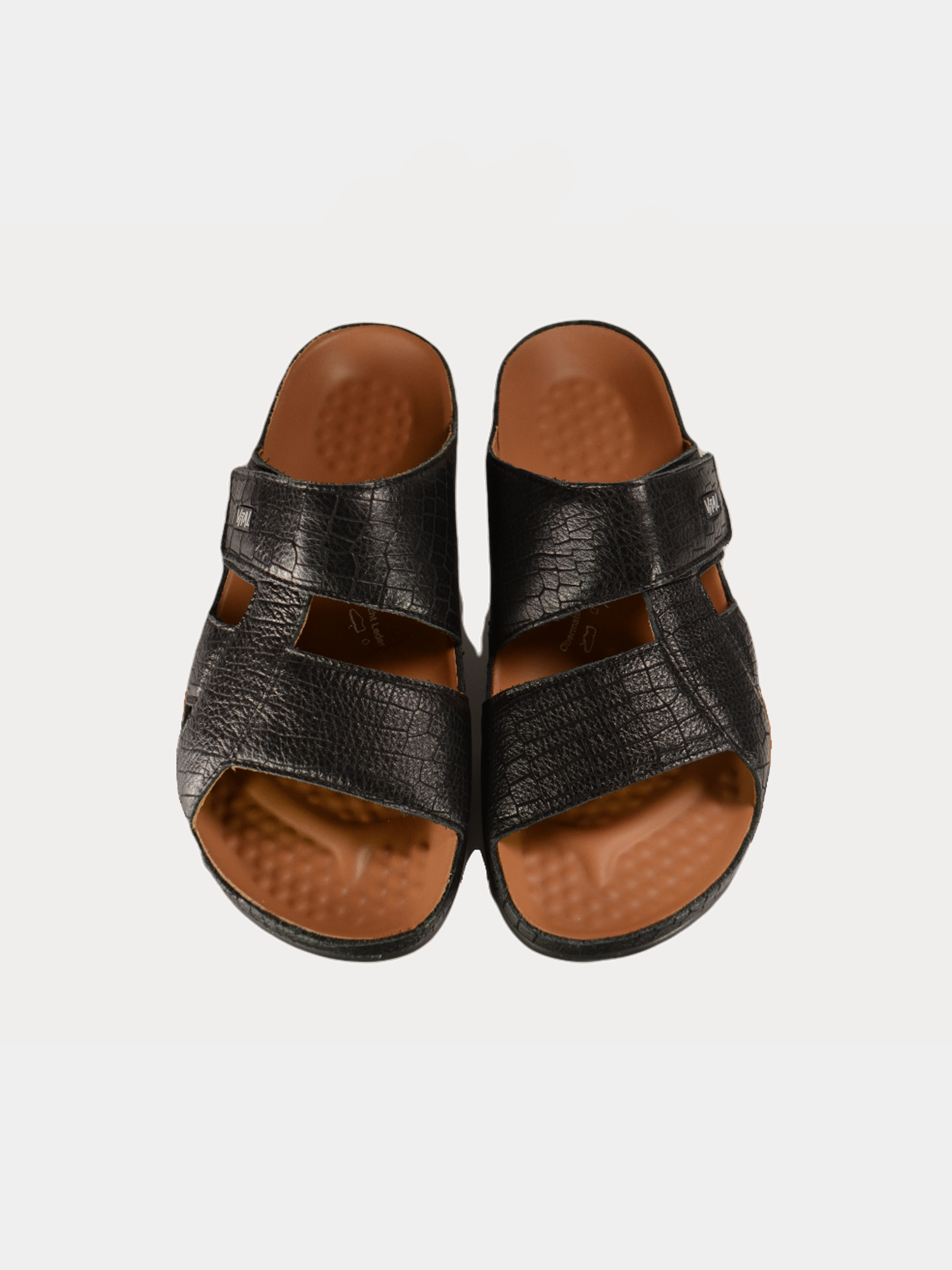 Vital Checked Pattern Sandals #color_Black