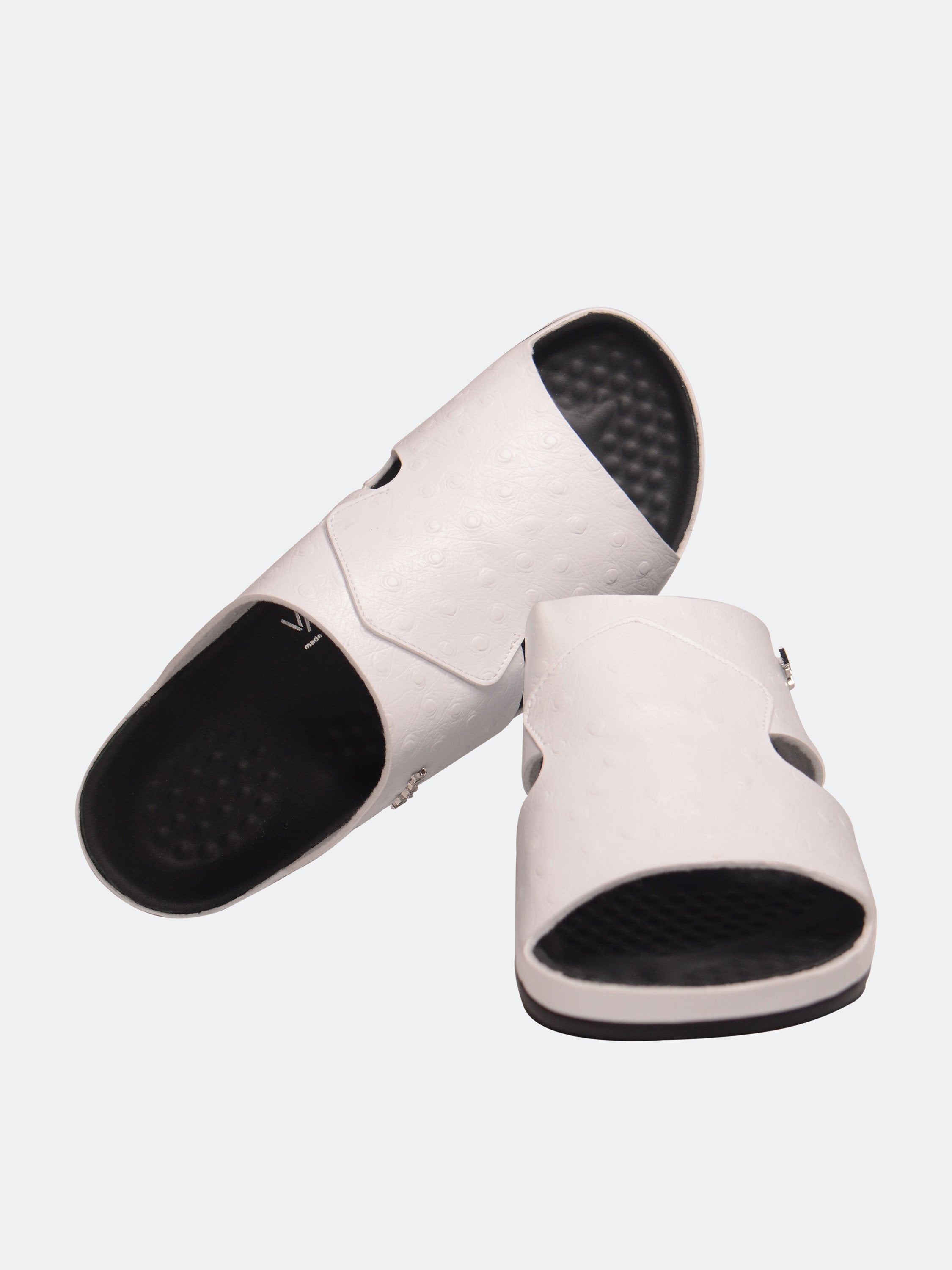 Vital Men's Slider Sandals #color_White