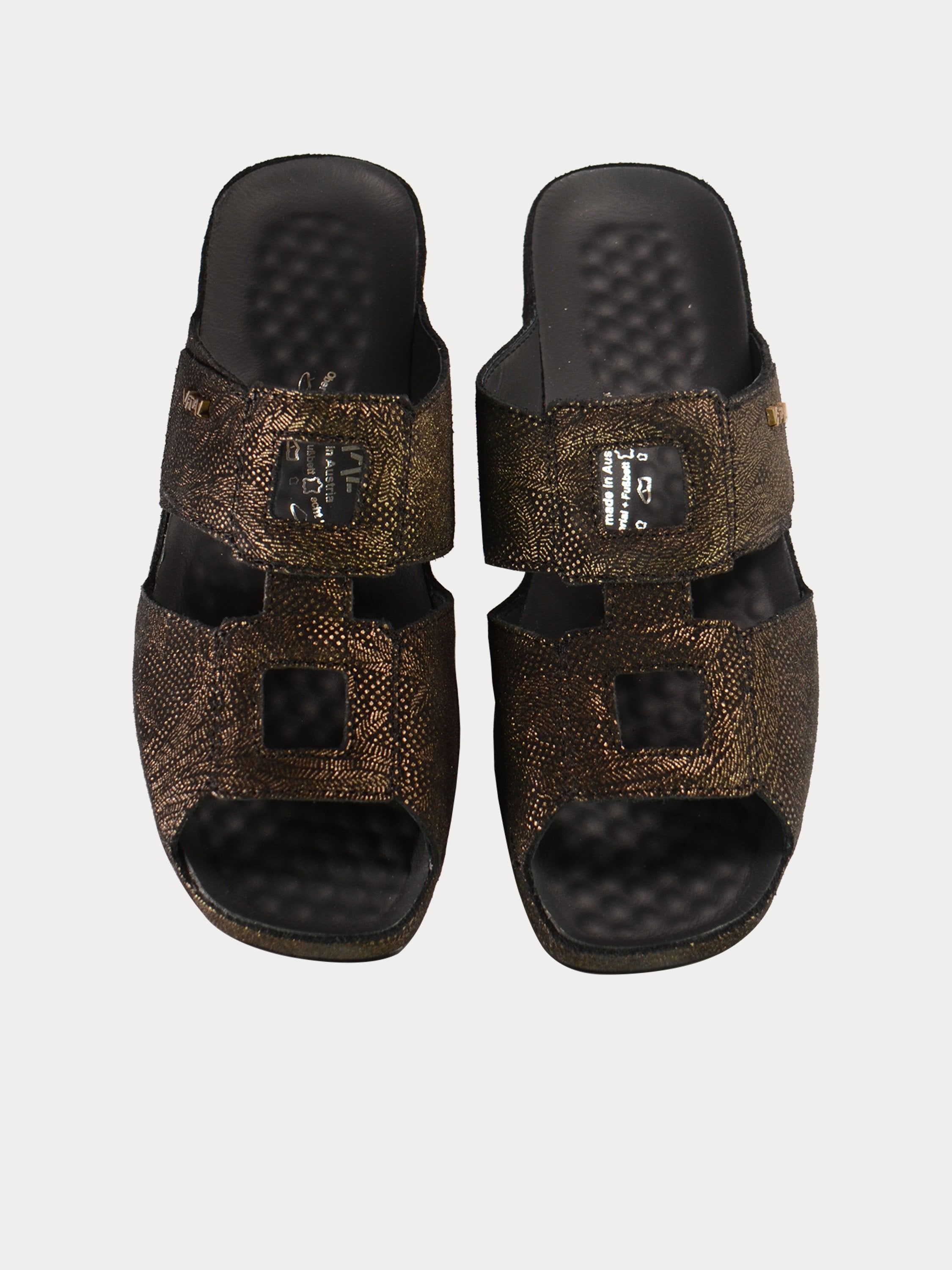 Vital Paisley Detailed Slider Sandals #color_Brown