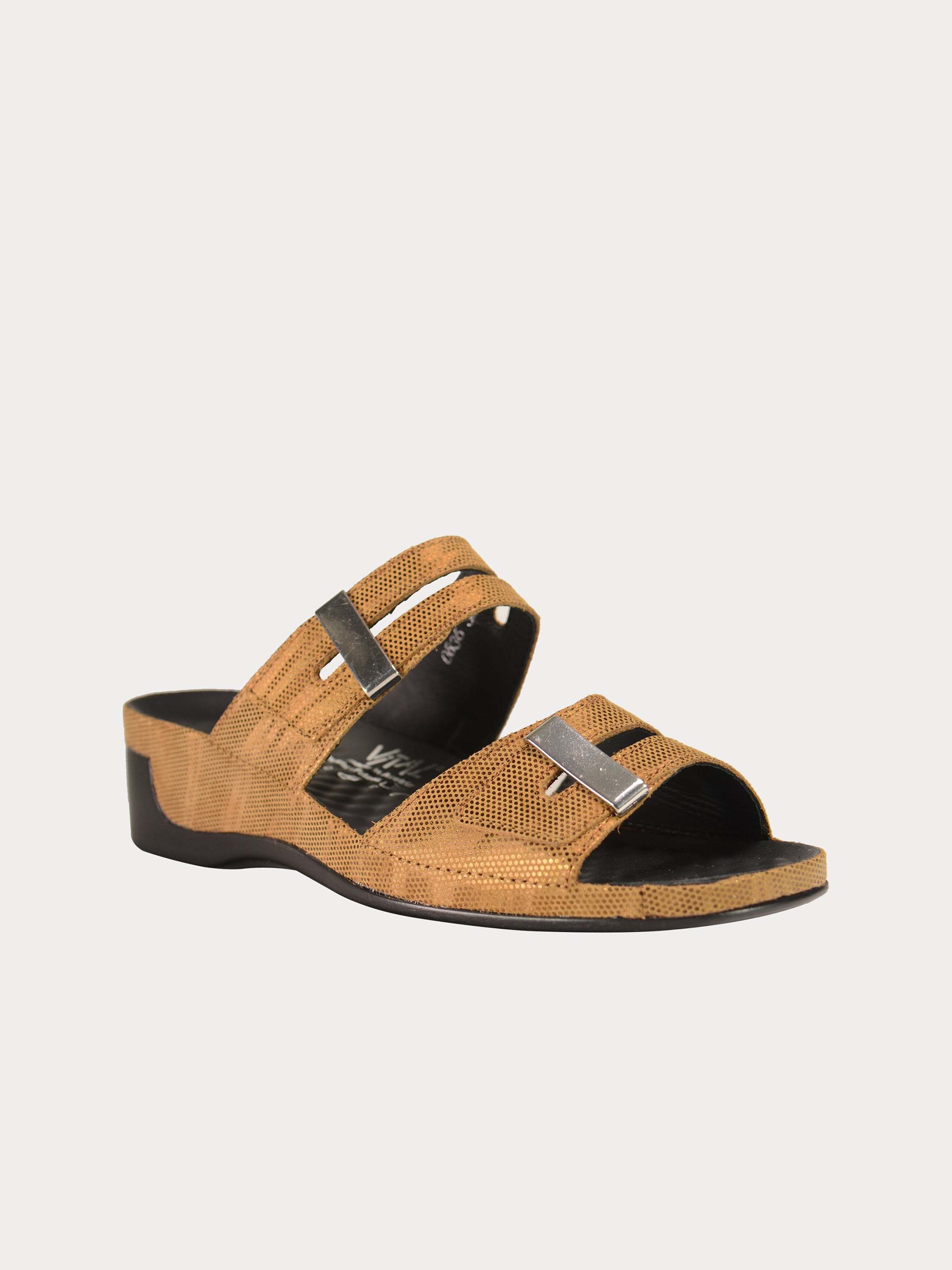 Vital Platform Sandals #color_Brown