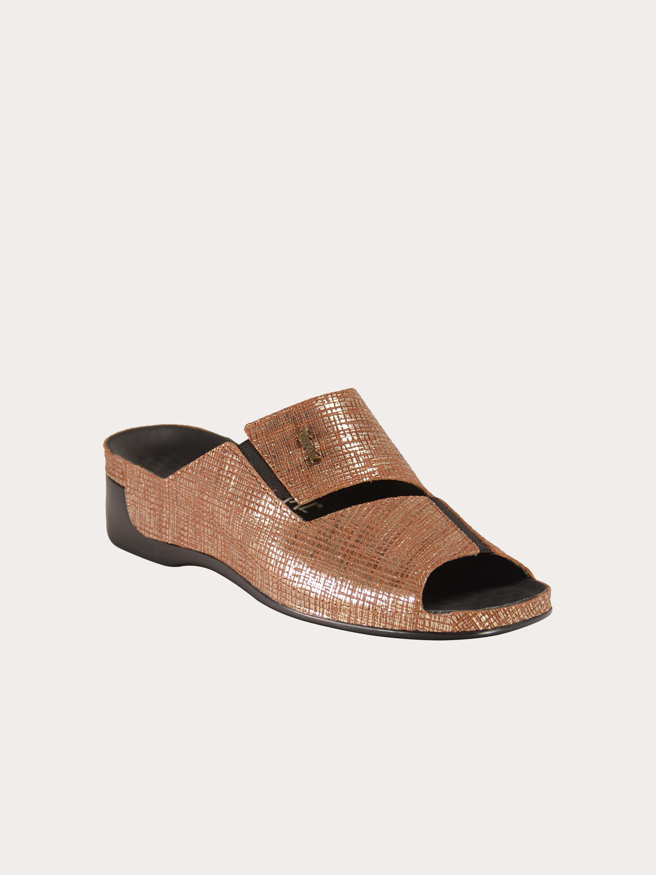 Vital Women's Glitzy Slider Sandals #color_Brown