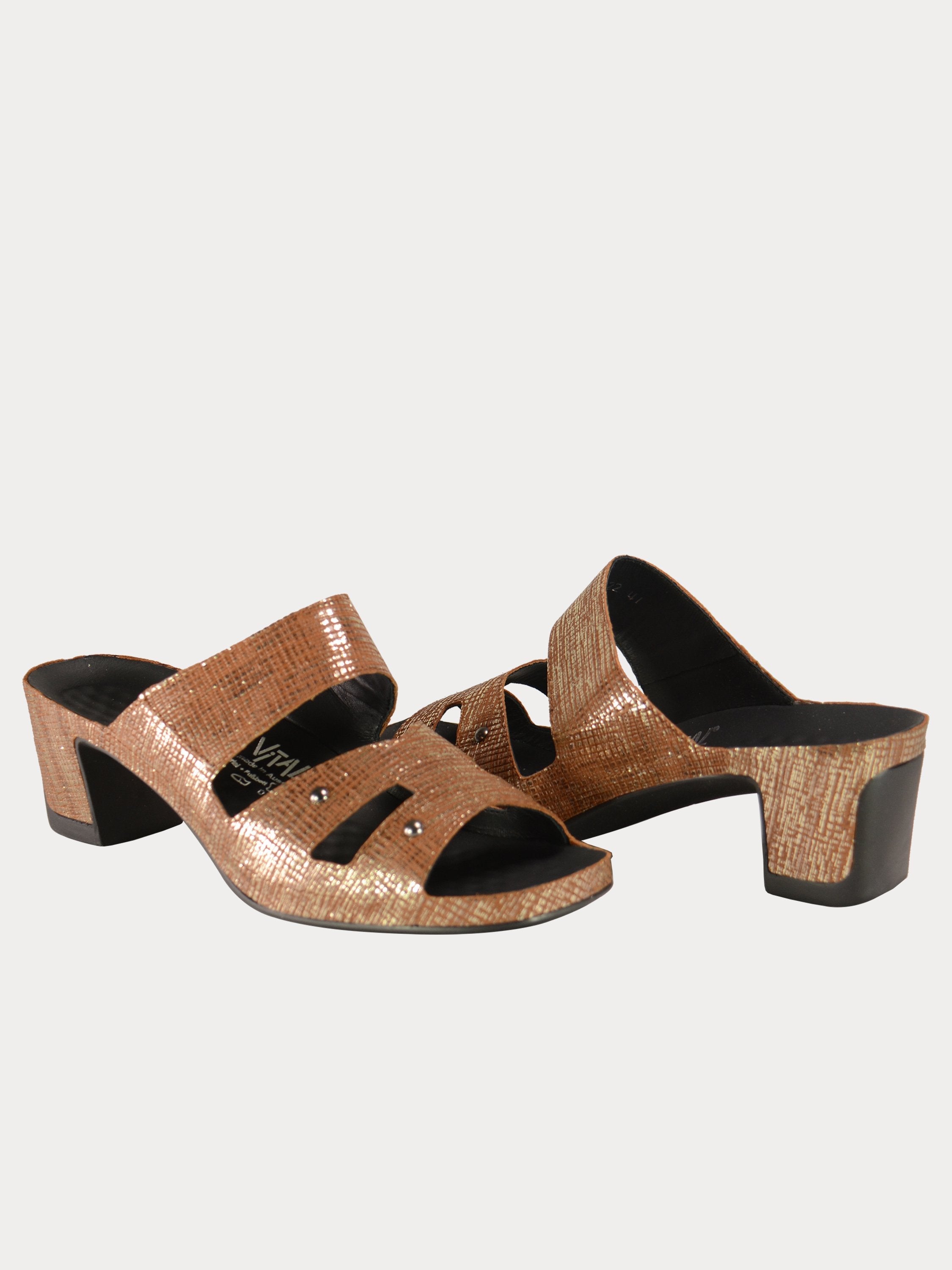Vital Women's Heeled Sandals #color_Brown