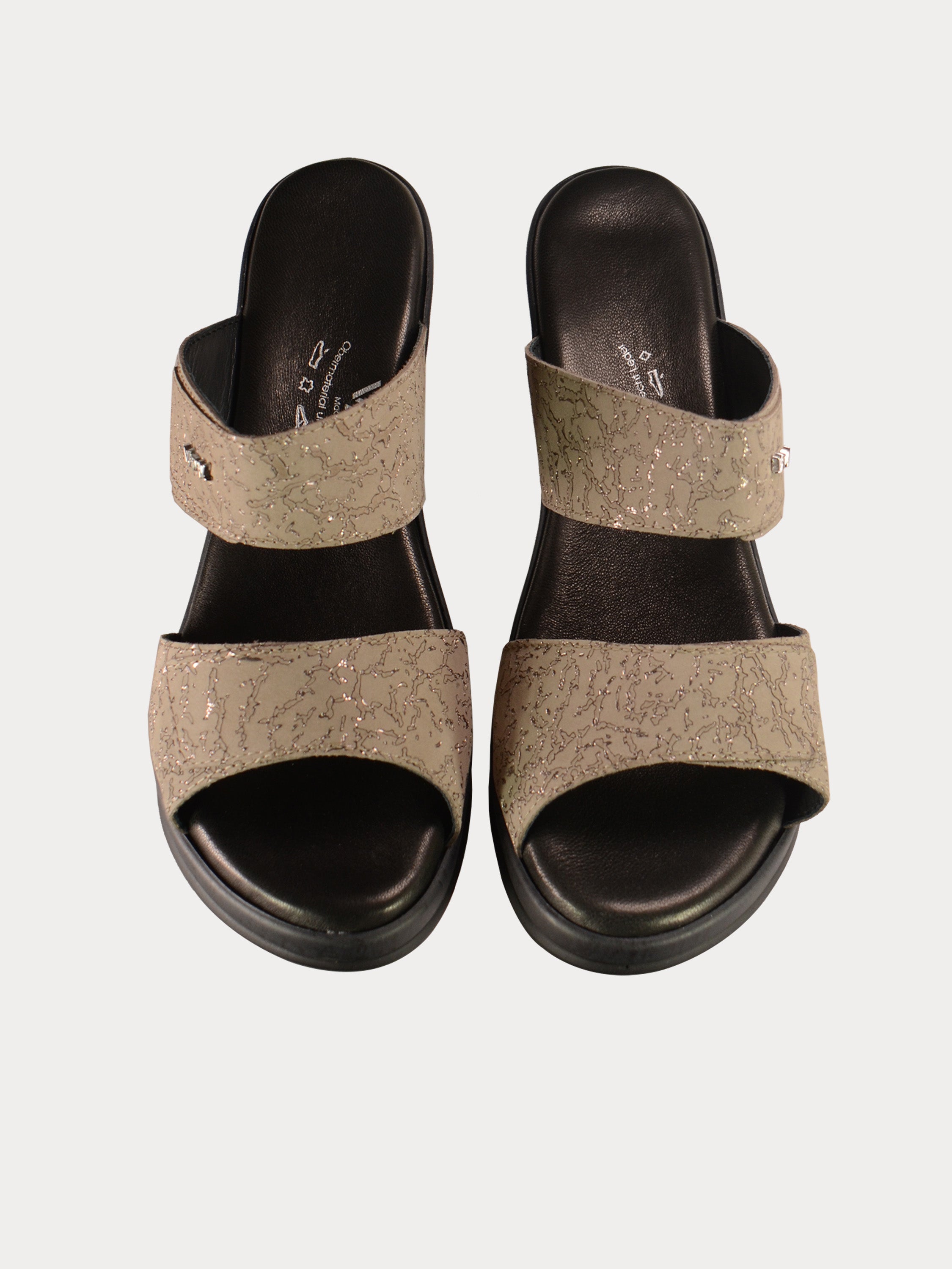 Vital Women's Leather Wedges #color_Beige