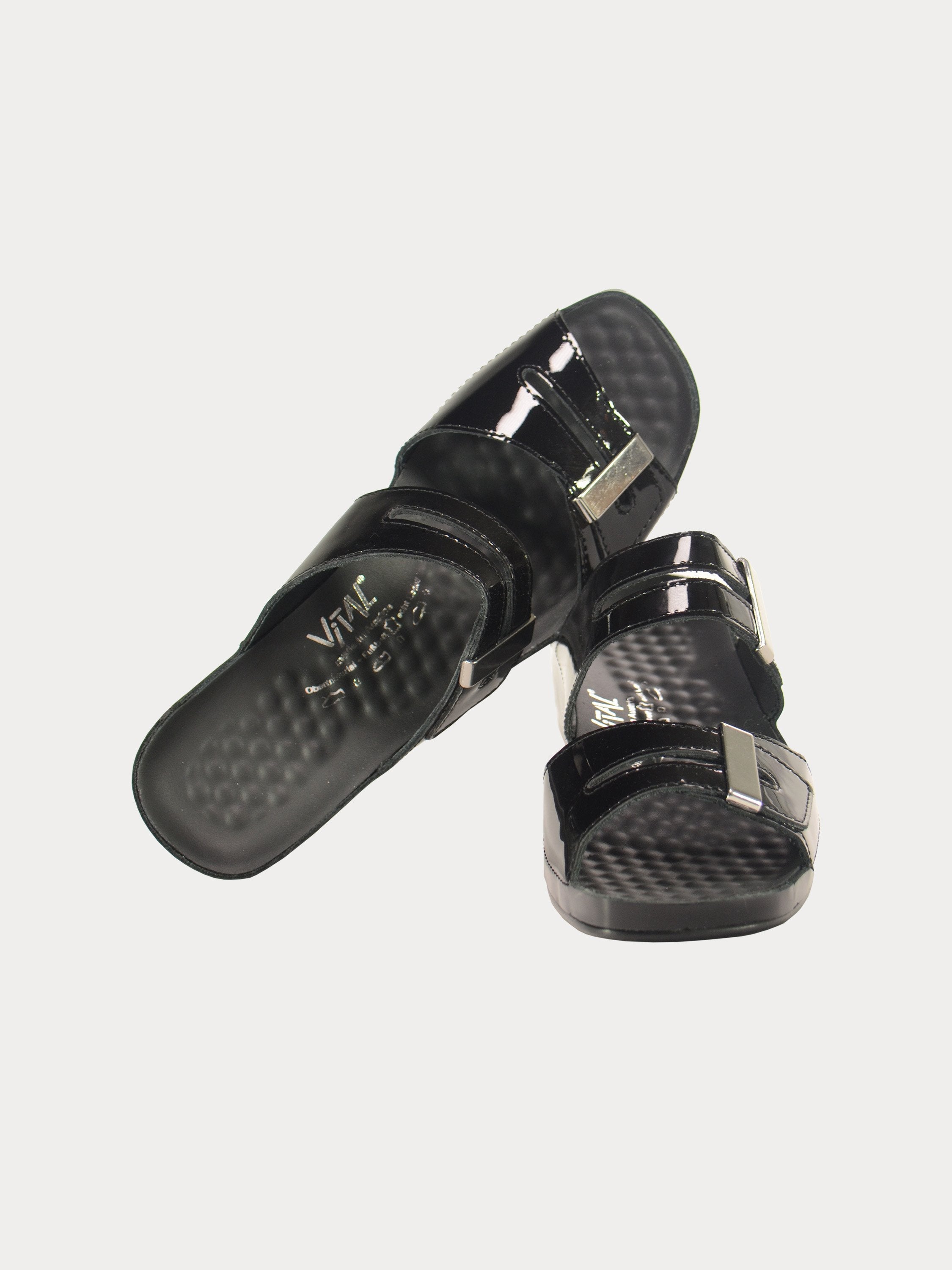 Vital Women's Slider Sandals #color_Black