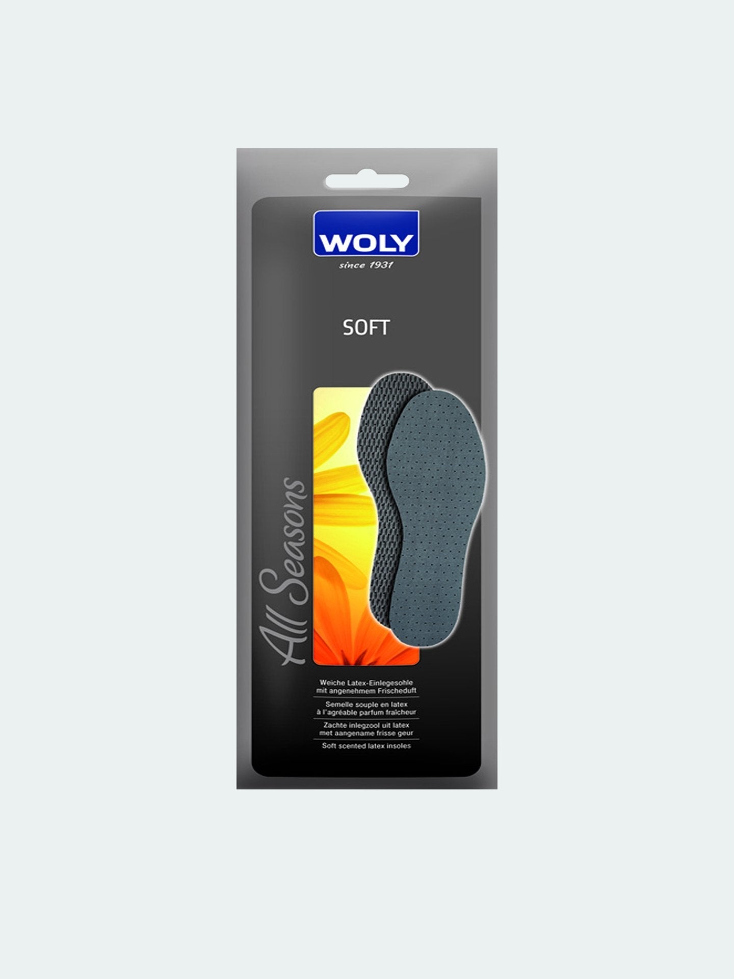 Woly Soft Foot Cushion With Deodorant Insoles #color_Grey